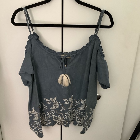 Abercrombie & Fitch off-the-shoulder top - Picture 1 of 6